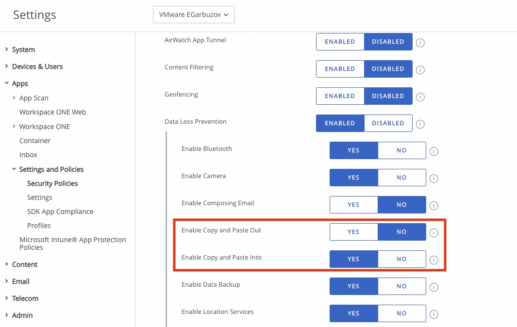Copy&Paste In and Out